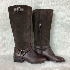 lauren ralph lauren makaila wide calf riding boot